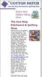 Mobile Screenshot of cottonpatch.net